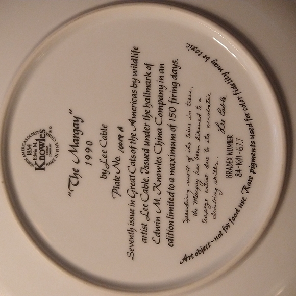 "The Margay" 1990 by Lee Cable - Picture 3 of 3